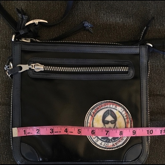 Brighton Limited Edition Patent Leather Black/Blue Bag - Picture 13 of 13